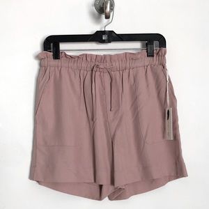 Gold Hawk Drawstring Blush Neutral Shorts;  Pockets!   NWT size Small
